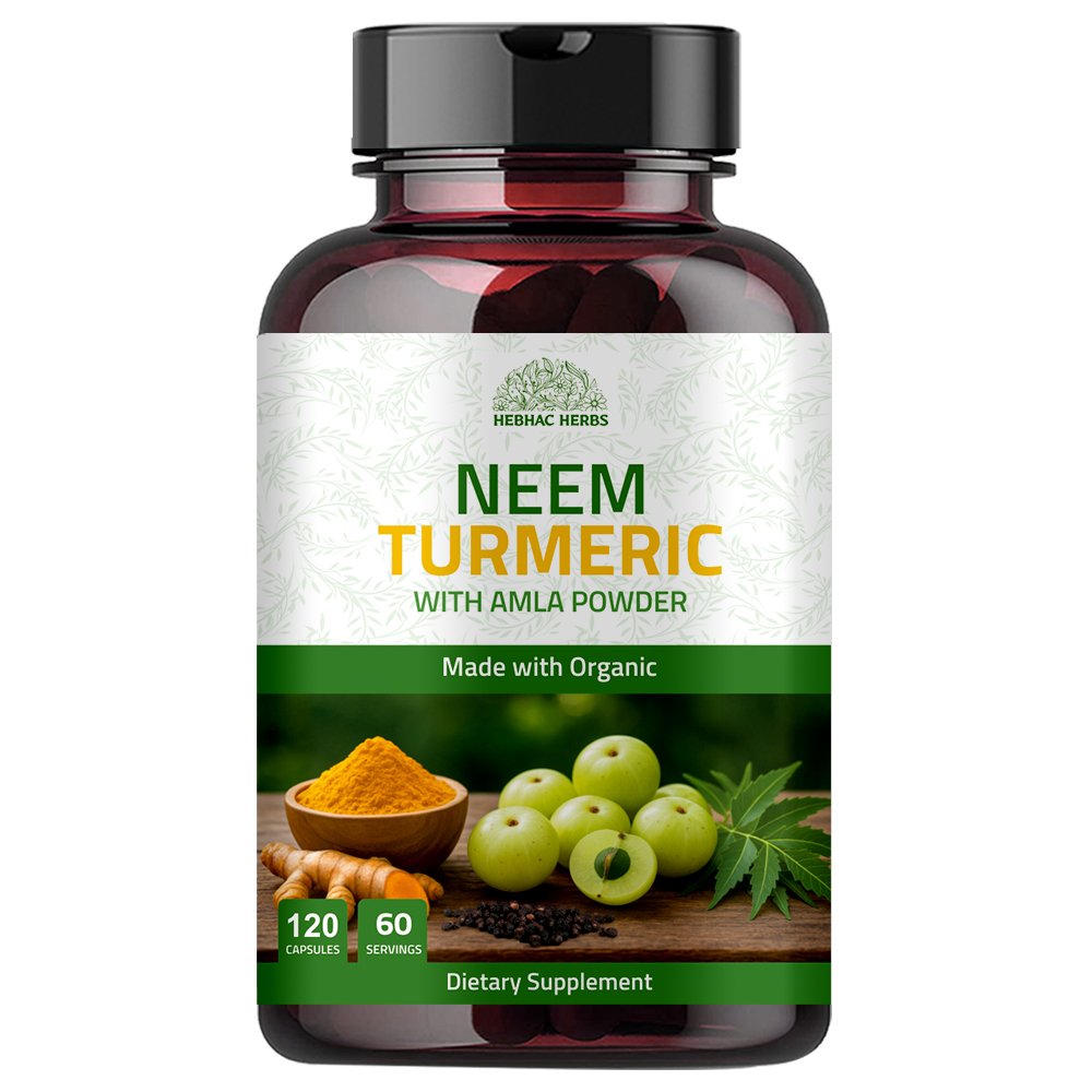 Neem Turmeric Capsules with Amla Powder