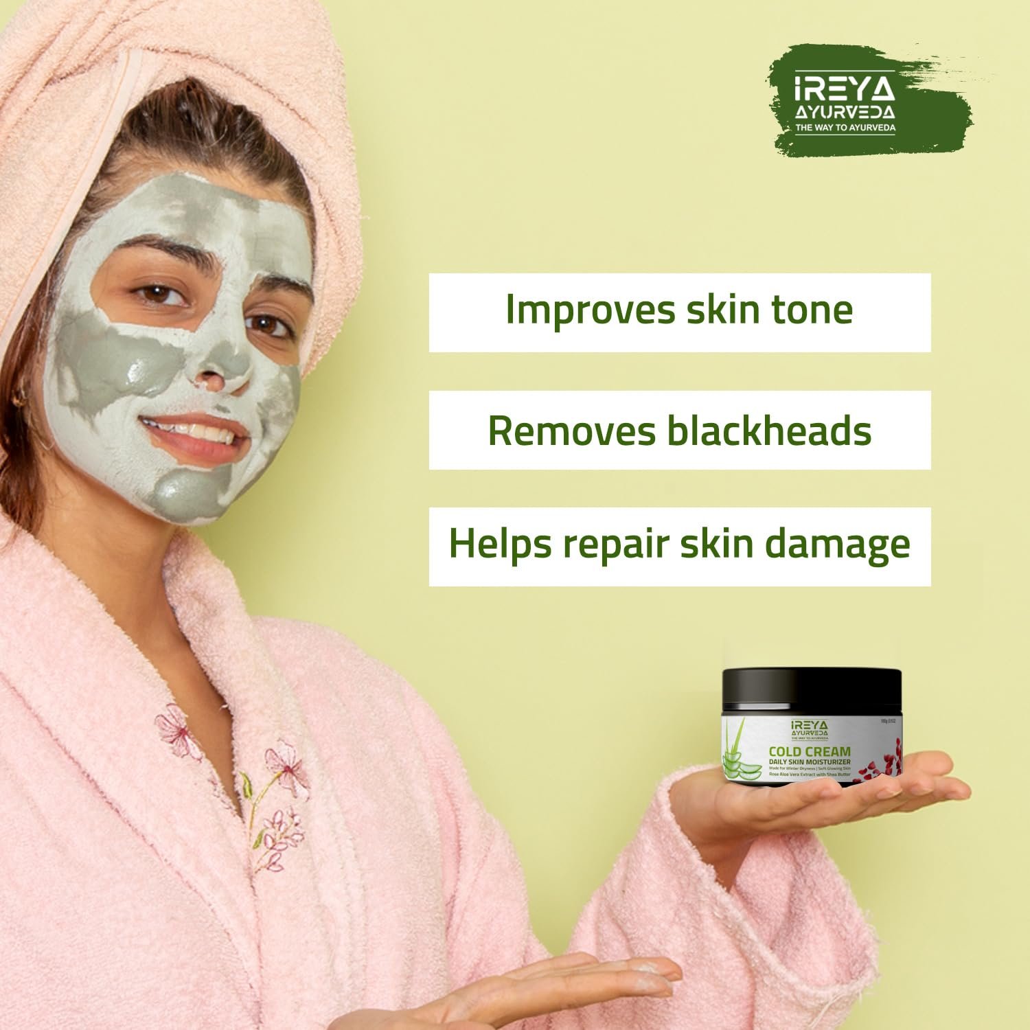 Green Tea Clay Mask - Image 3