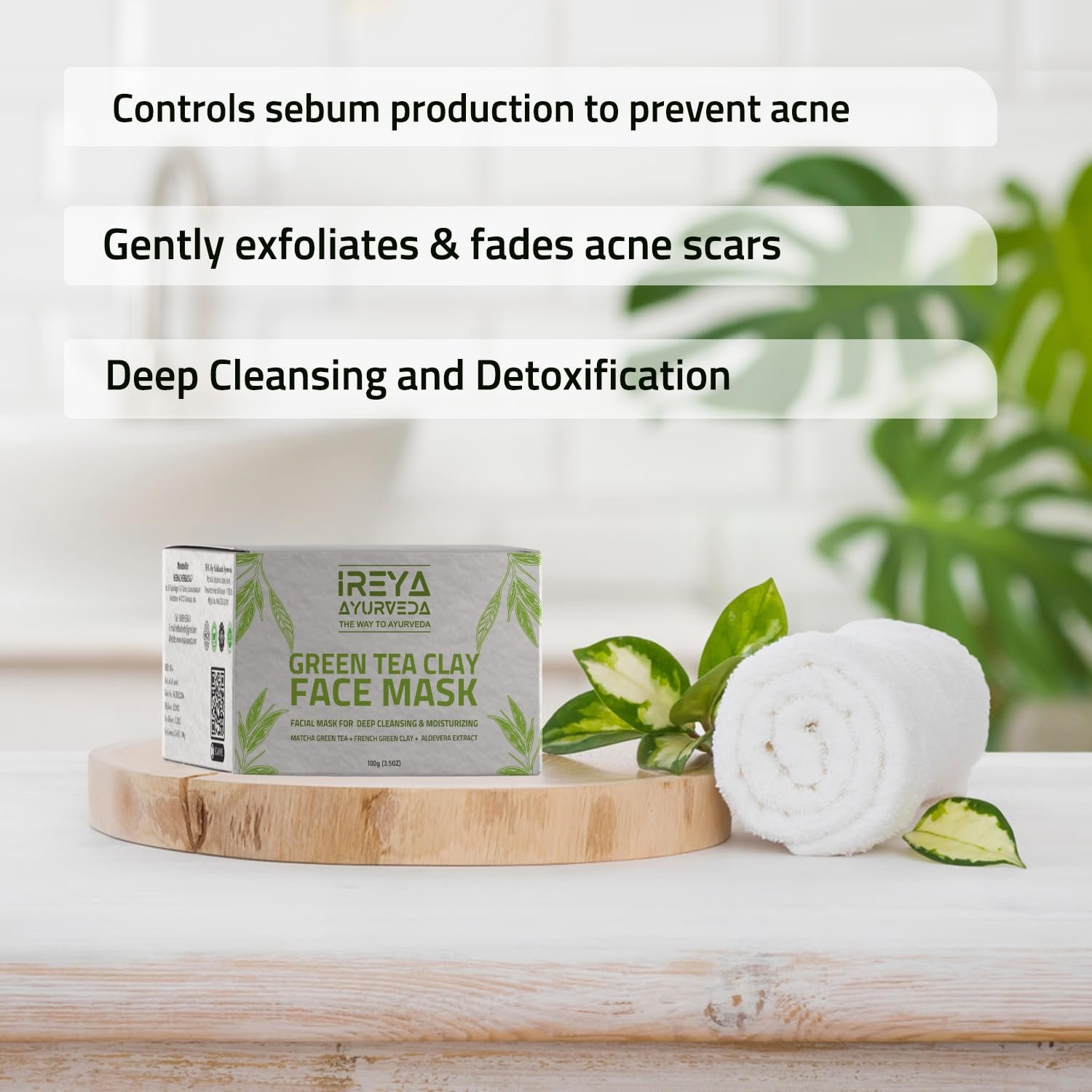 Green Tea Clay Mask - Image 4