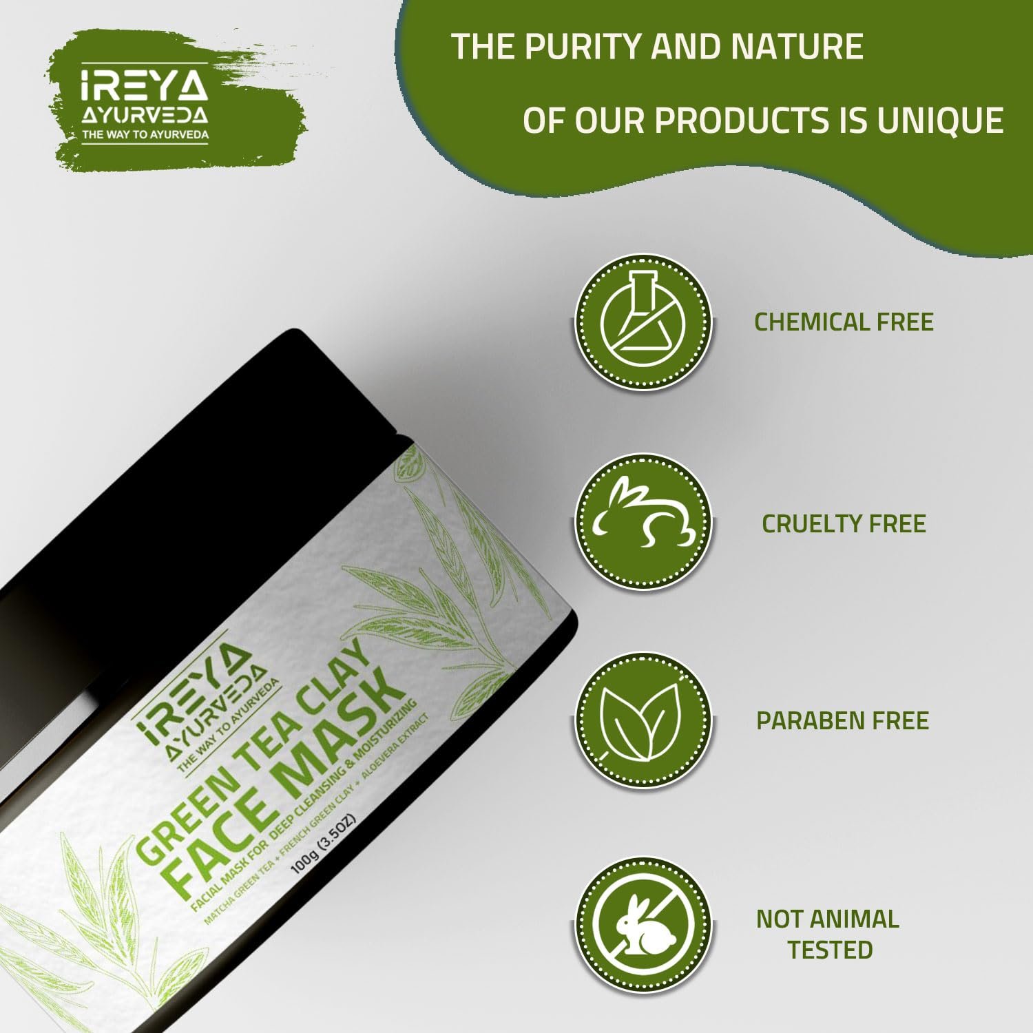 Green Tea Clay Mask - Image 6