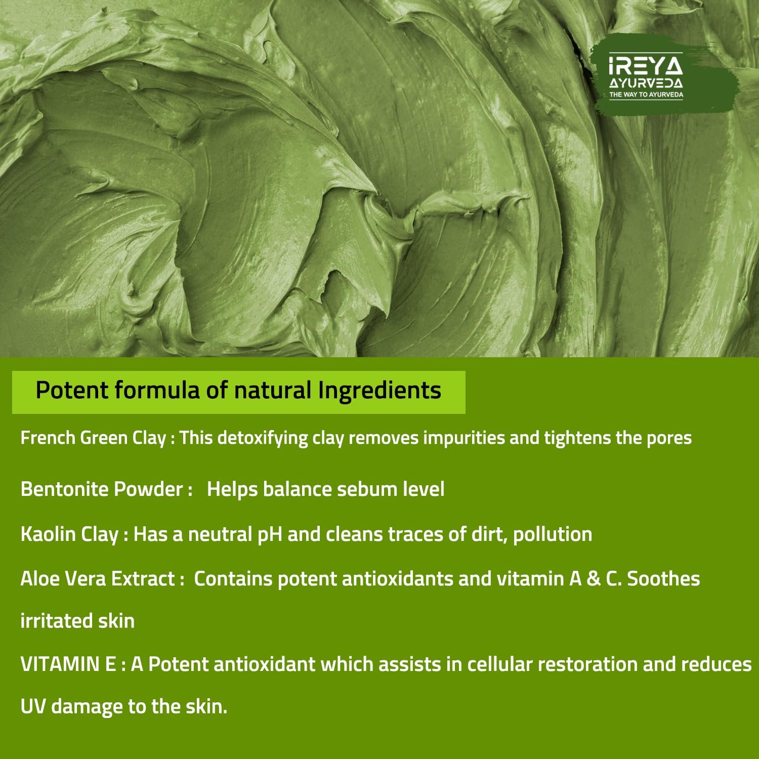 Green Tea Clay Mask - Image 7