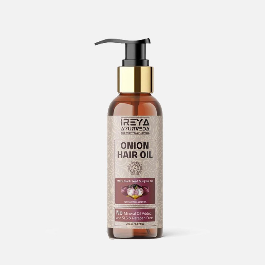 Hair Oil with Black Seed, Onion, Jojoba & Castor Oils