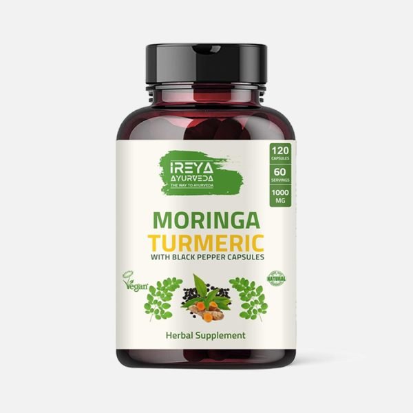 Organic Moringa Oleifera Powder & Turmeric Root Powder