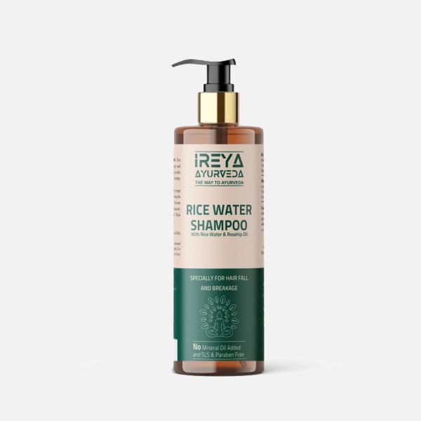 Rice Water Shampoo for hair with Rosehip oil